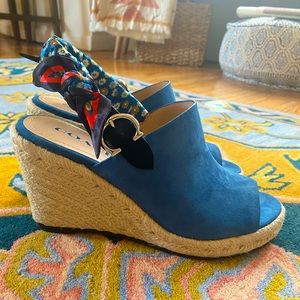 Coach Poppy Suede Wedge